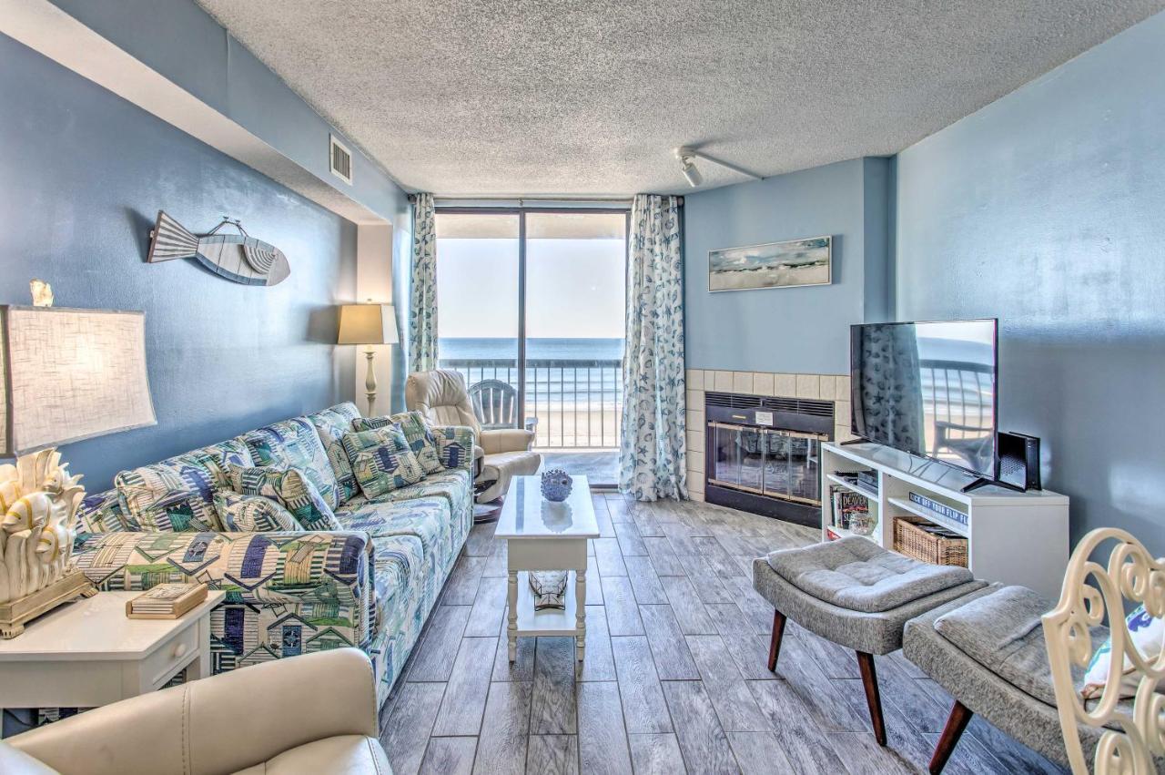Luxury Myrtle Beach Condo Oceanfront With Hot Tub! Exterior foto