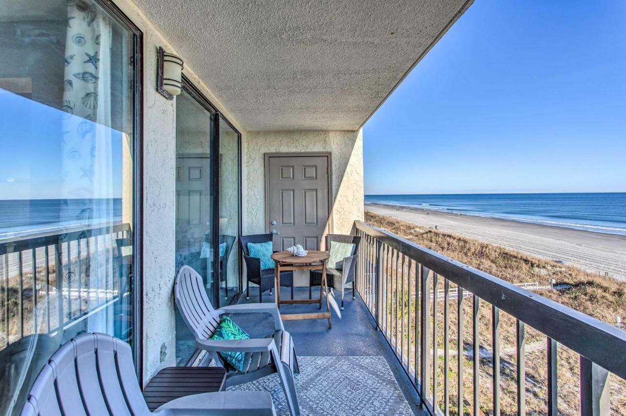 Luxury Myrtle Beach Condo Oceanfront With Hot Tub! Exterior foto